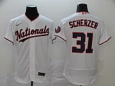 Nationals 31 Max Scherzer White Nike 2020 Flexbase Jersey,baseball caps,new era cap wholesale,wholesale hats